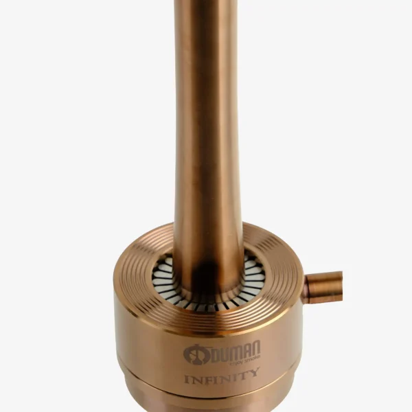 ODUMAN Infinity Bronz Gövde Bronz Şişe Nargile Takımı 4 oduman infinity bronz govde bronz sise detay 2